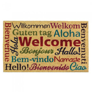 Multi-Lingual Welcome Mat - Giftspiration