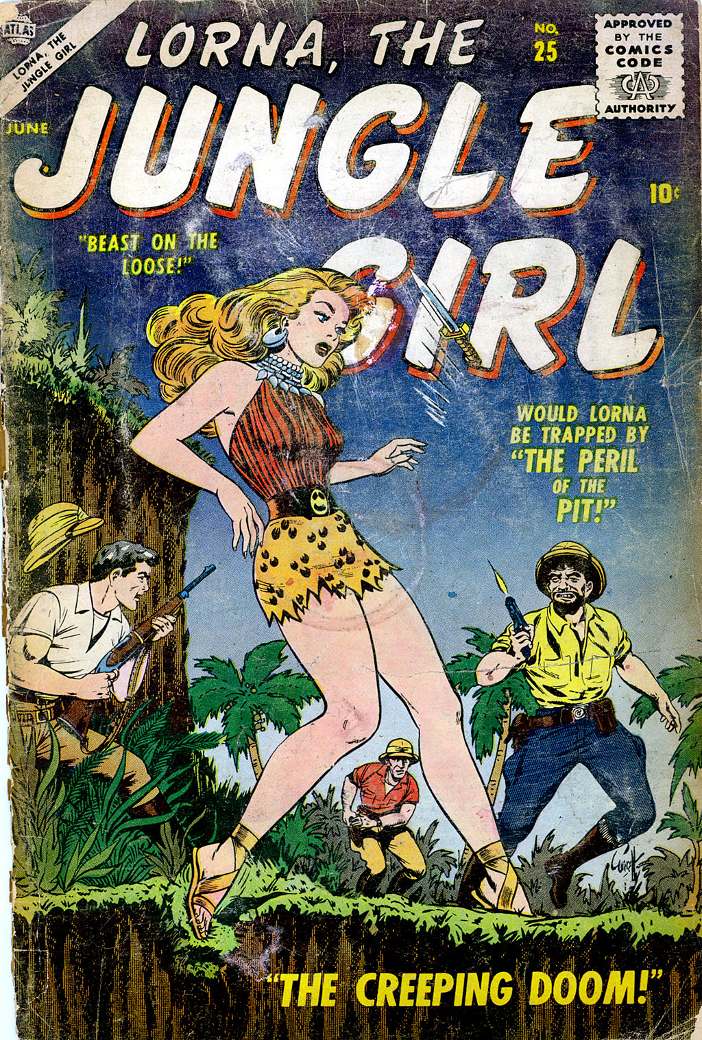 Read online Lorna, The Jungle Girl comic -  Issue #25 - 1