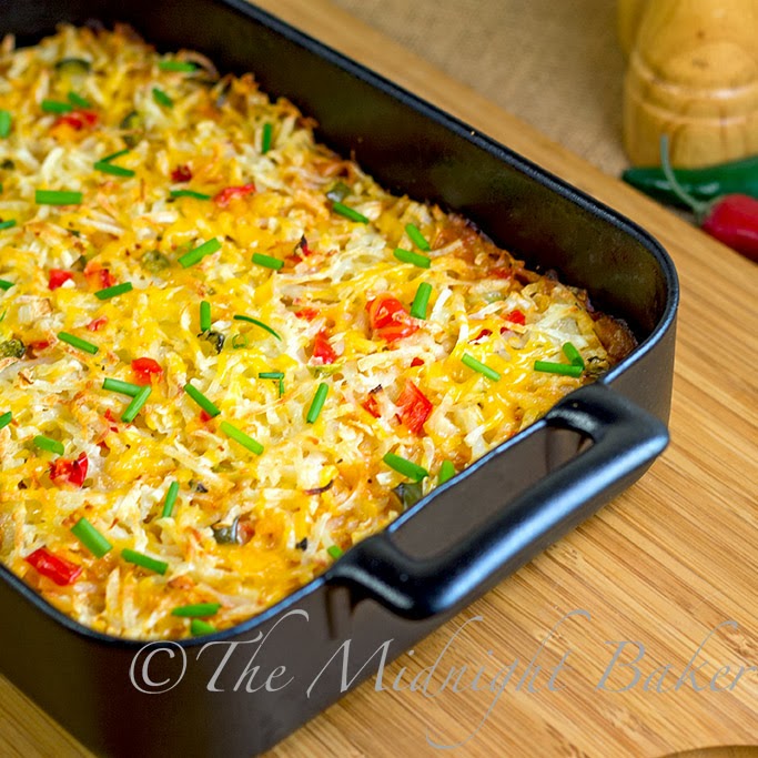 Mexicali Hashbrown Taco Casserole - The Midnight Baker