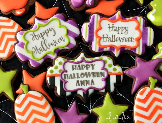 How To Make Decorated Stencil Centerpiece Cookies