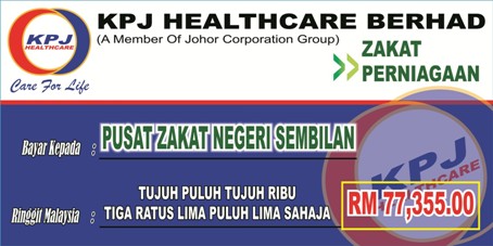 Seni Reka Tanda: REPLIKA CEK / MOCK UP CHEQUE KPJ HEALTHCARE BERHAD