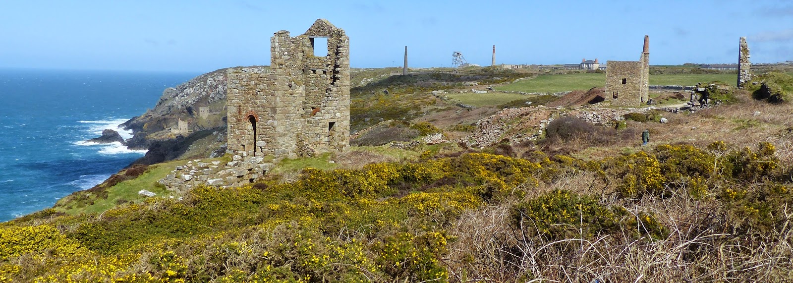 Wheal Edward stamps and West Wheal Owles engine houses