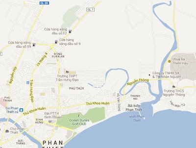 Phan Thiet tourist map | Phan Thiet Vietnam tourist maps