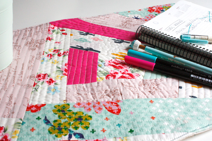 Como hacer un mantel individual en Patchwork con la técnica Quilt as you go
