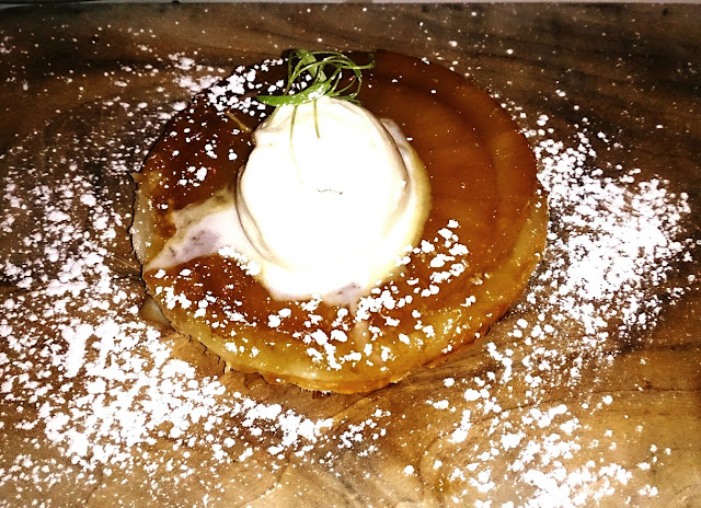 Cafe Florentine, Brighton, pineapple tarte tartin