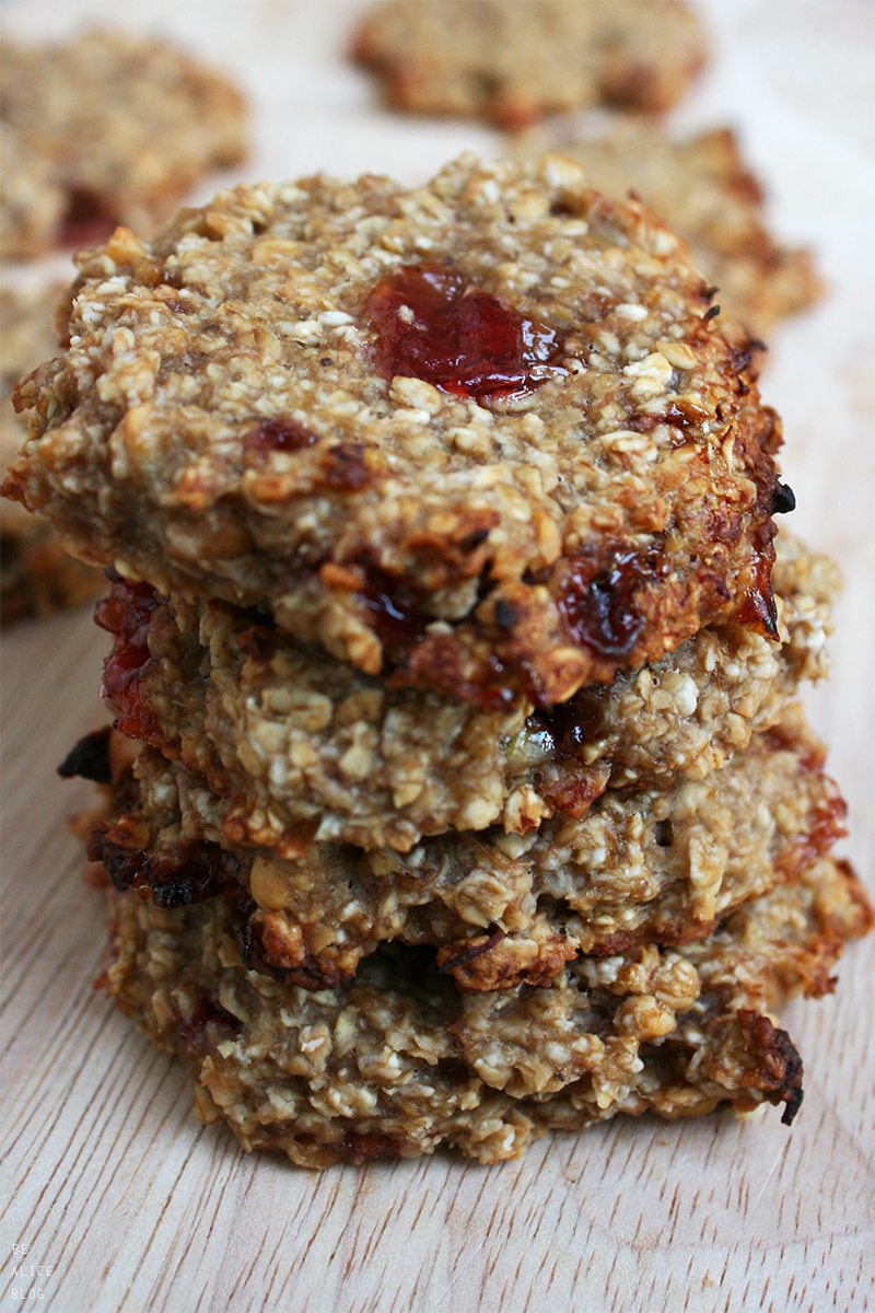 Peanut Butter Jelly Cookies (vegan)