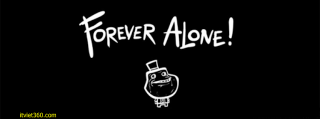 Ảnh bìa Facebook cô đơn, buồn - Alone Cover timeline FB, alone forever troll