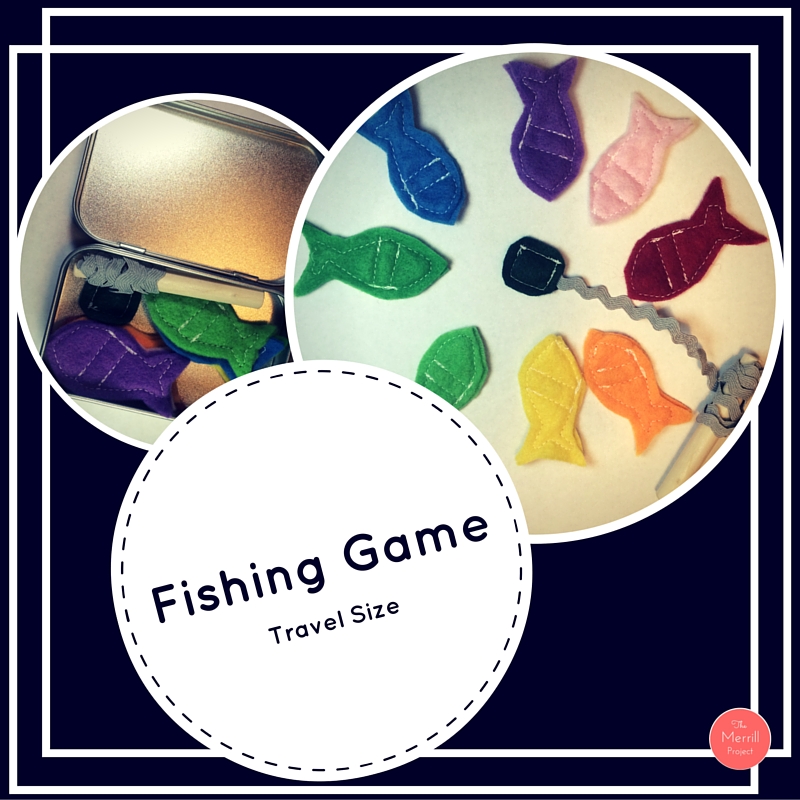 The Merrill Project Fishing Game Travel Size in Etsy shop now!