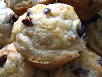 Black Olive and Feta Cheese Dinner Muffins