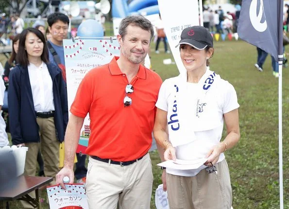 Prince Frederik and Princess Mary, Prince Naruhito and Princess Masako at ECCO. YDE Copenhagen Jimi Jacket