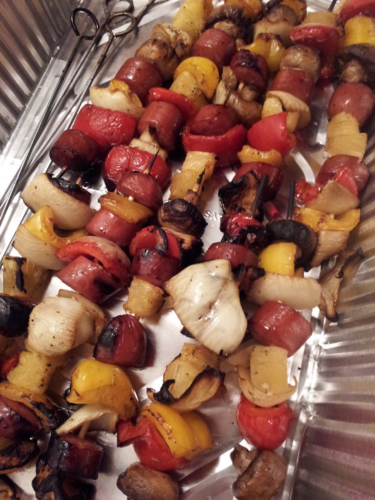 COVERED IN BACON Chicken Bacon Shish Kabobs