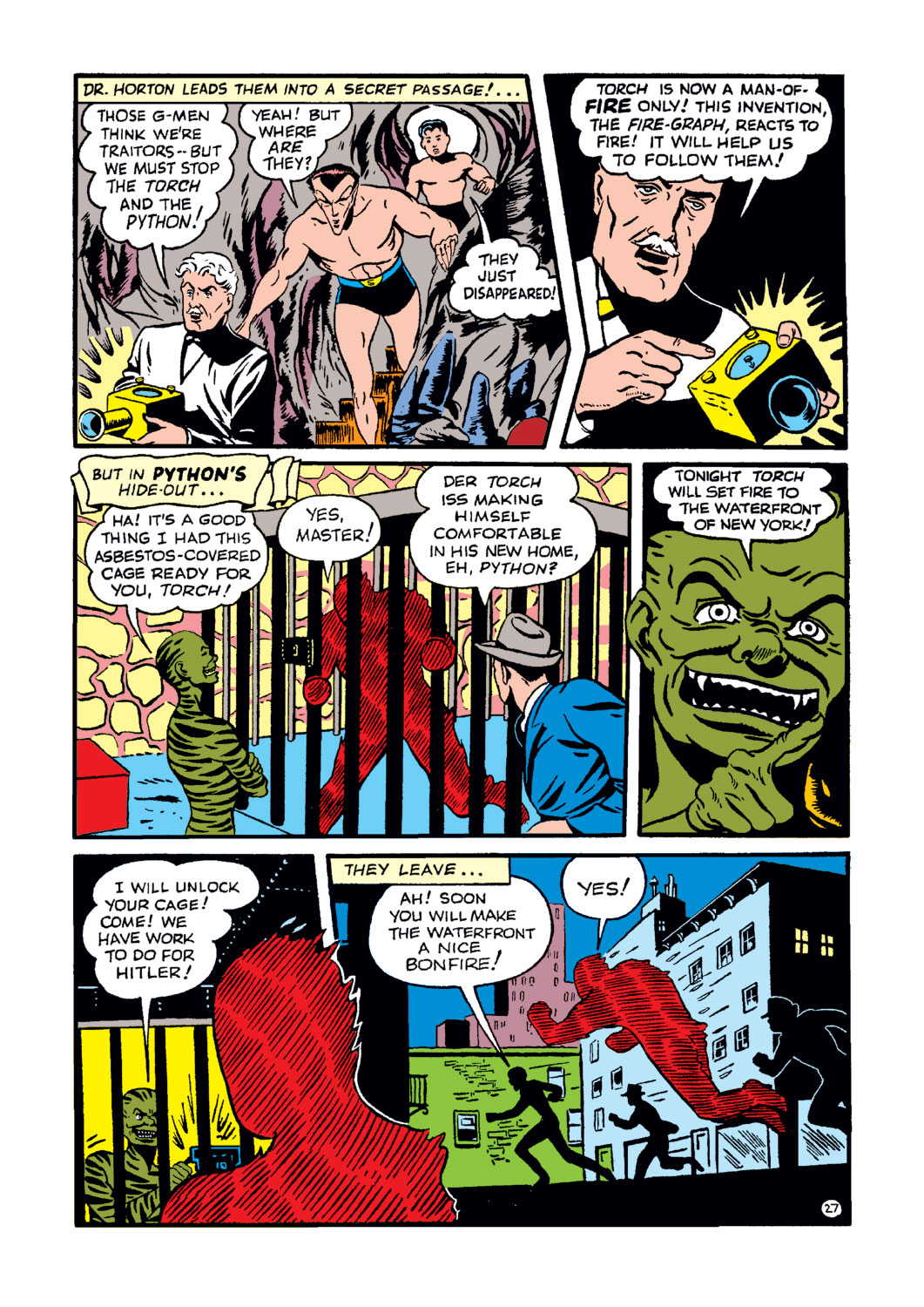 Read online The Human Torch (1940) comic -  Issue #8 - 31