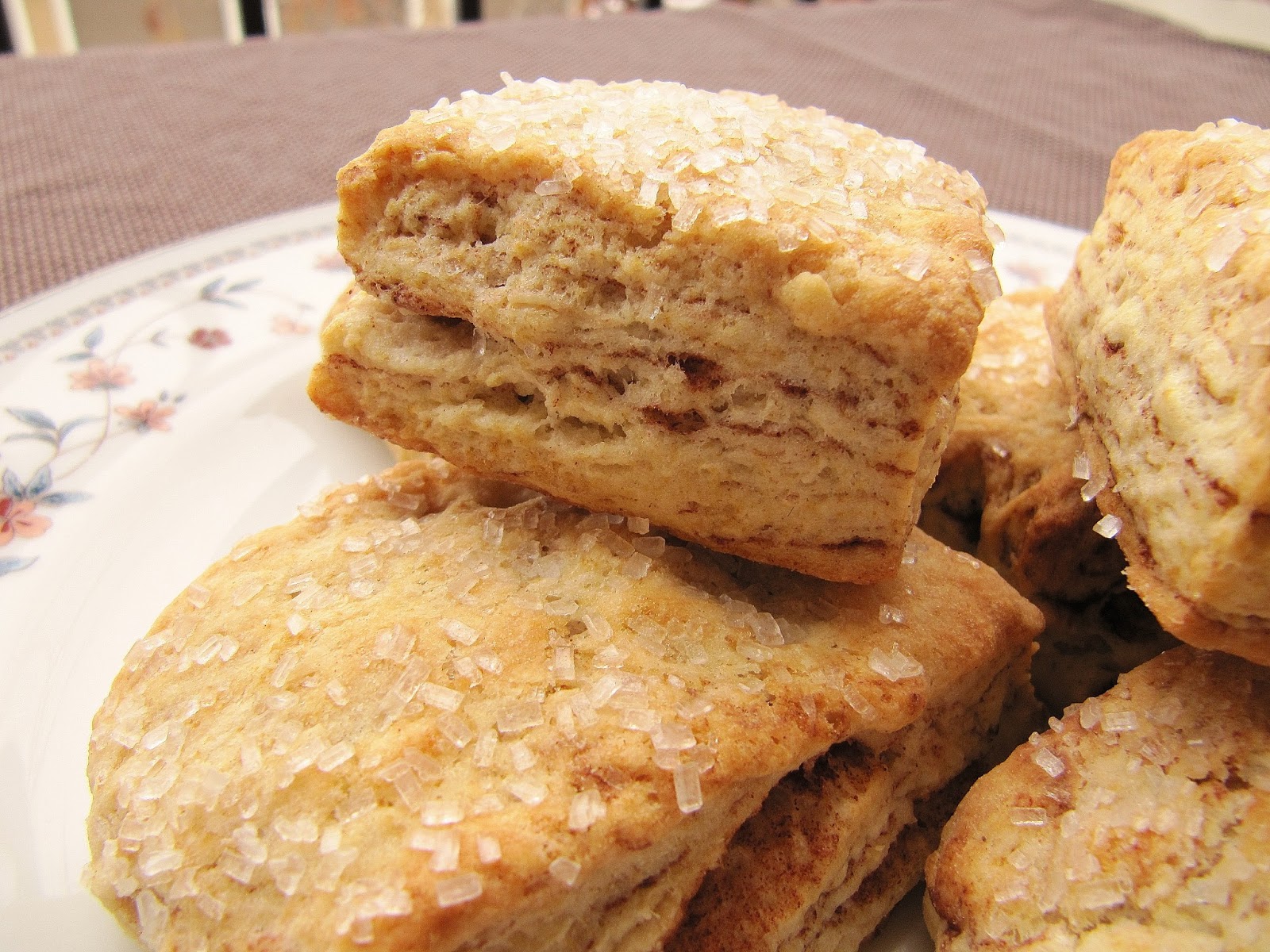 Dimples & Delights Flaky Cinnamon Layered Biscuits