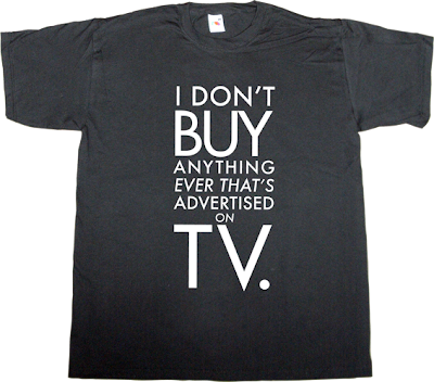 TV advertising brilliant sentence autobombing internet 2.0 t-shirt ephemeral-t-shirts vintage retro