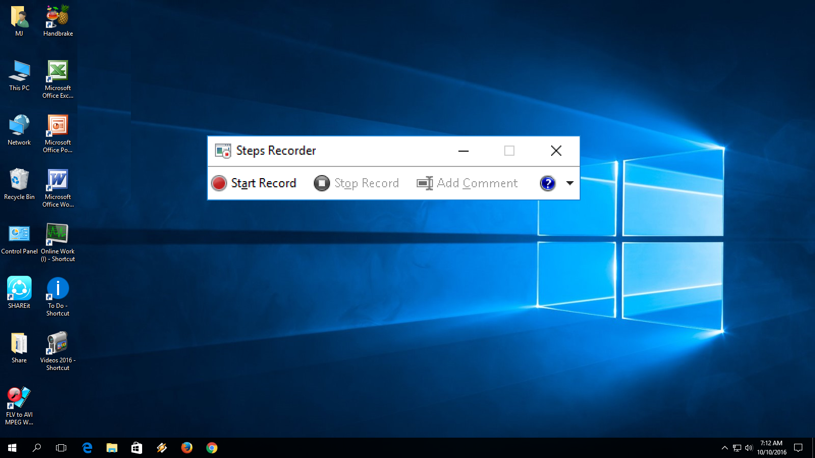 Learn New Things: Hidden Steps Recorder of Windows