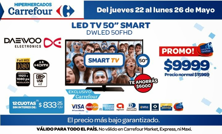Ofertas y Promos en Argentina: Promos Carrefour fin de semana