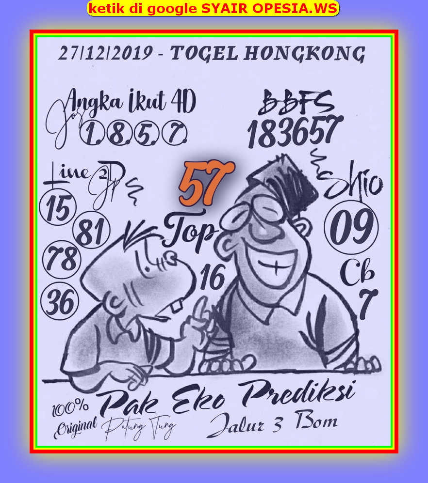 Pak Eko Prediksi Hk