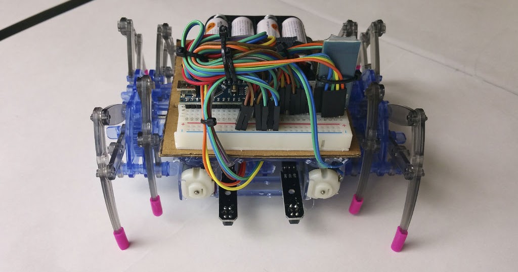 Enhanced Spider Robot With Arduino Nano ~ Arduino Tutorial
