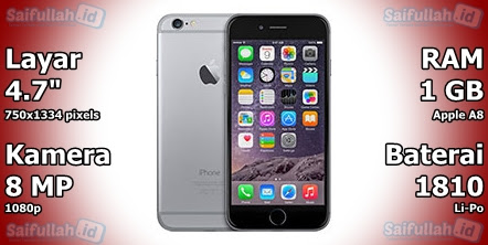 Apple iPhone 6 - Spesifikasi Lengkap Smartphone