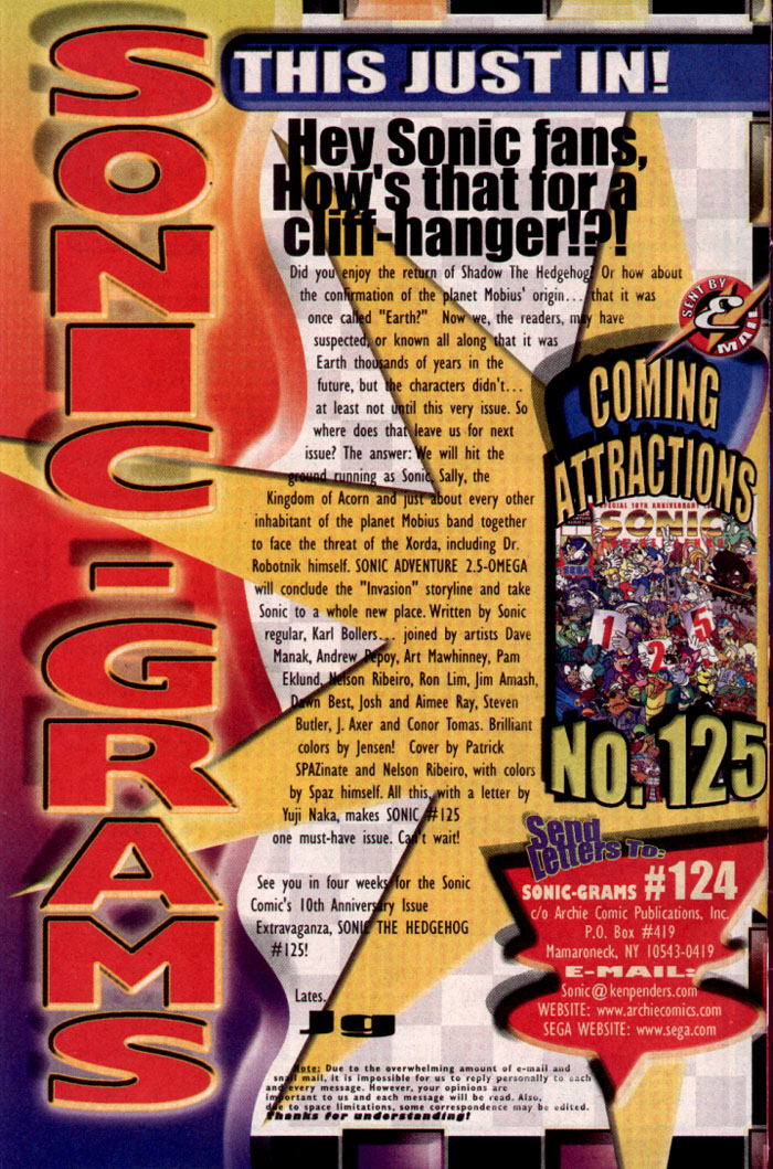 Read online Sonic The Hedgehog comic -  Issue #124 - 27