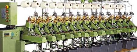 Pirn winding machine Pirn winding machine