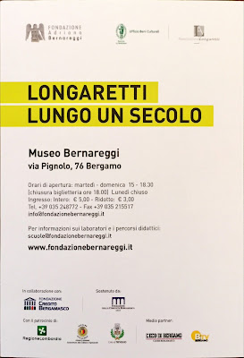 Flyer for the Longaretti Exhibition.