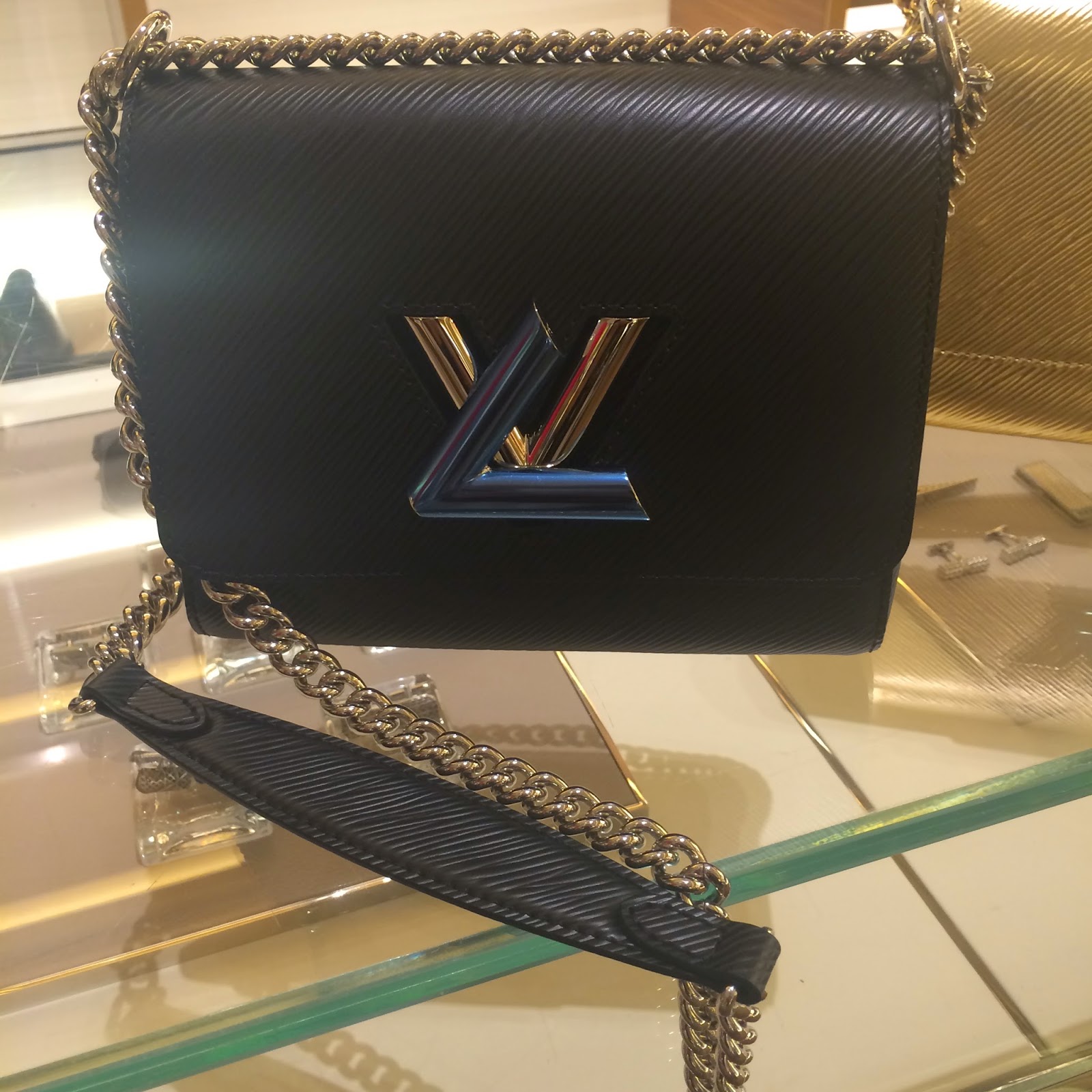 Mundane, humdrum drone: New Louis Vuitton Twist Epi & and Mask series handbags..
