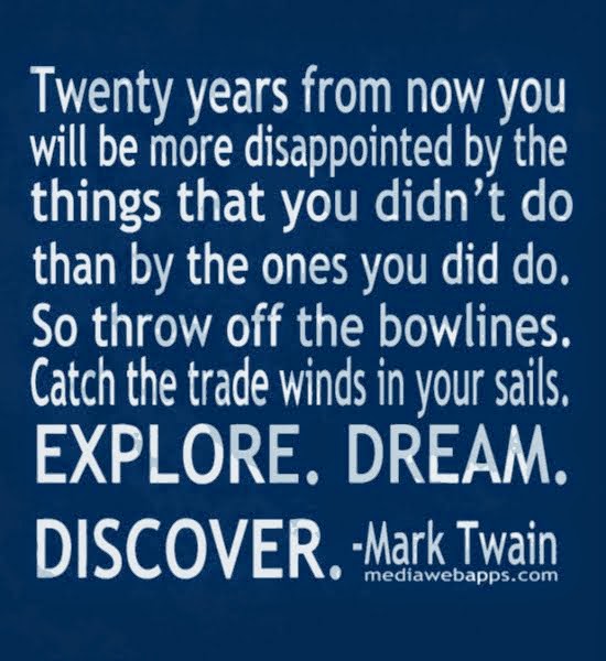 Explore, Dream, Discover....