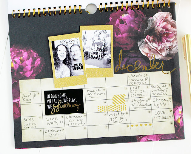 Heidi Swapp Vintage Instax Flip Calendar