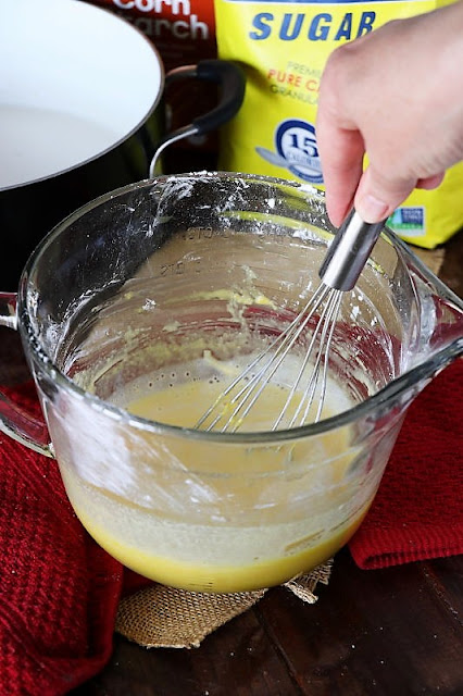 Whisking Eggs and Cornstarch Image