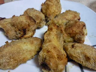 Alitas de pollo crujientes al horno