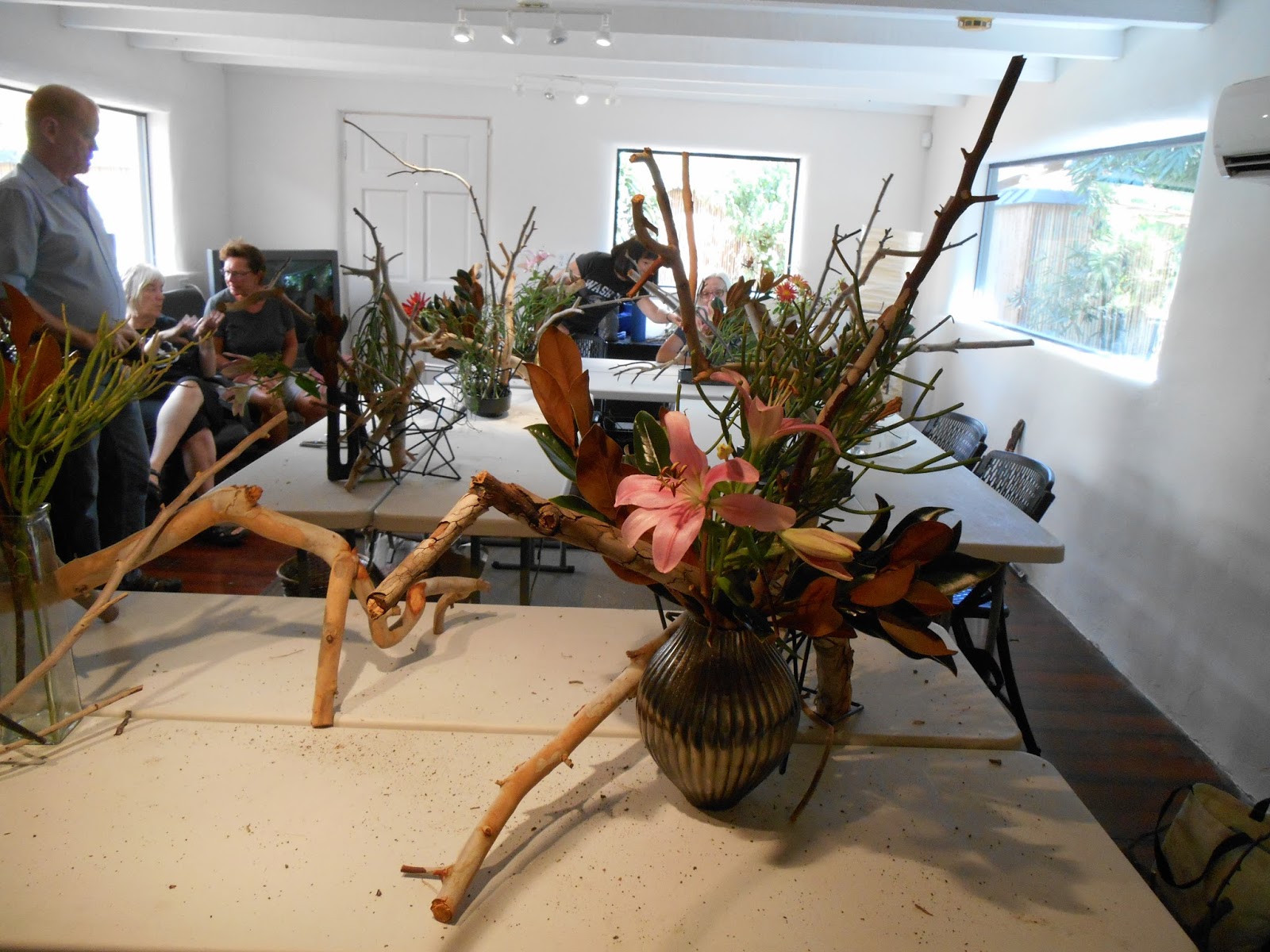 ikebana lessons Tucson Ikebana 9/13, afternoon