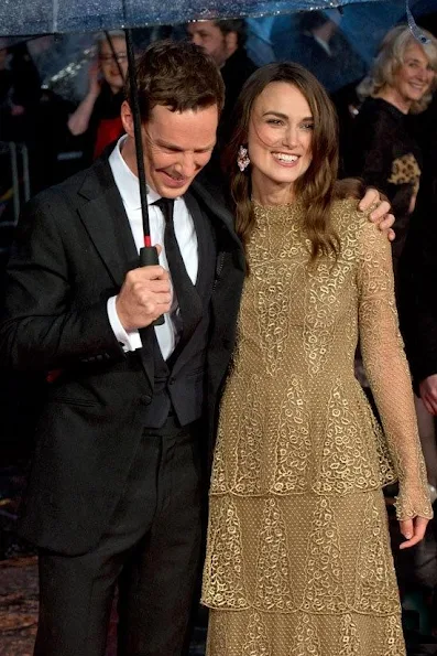Benedict Cumberbatch and Keira Knightley attends the Opening Gala screening of The Imitation Game at Odeon Leicester Square