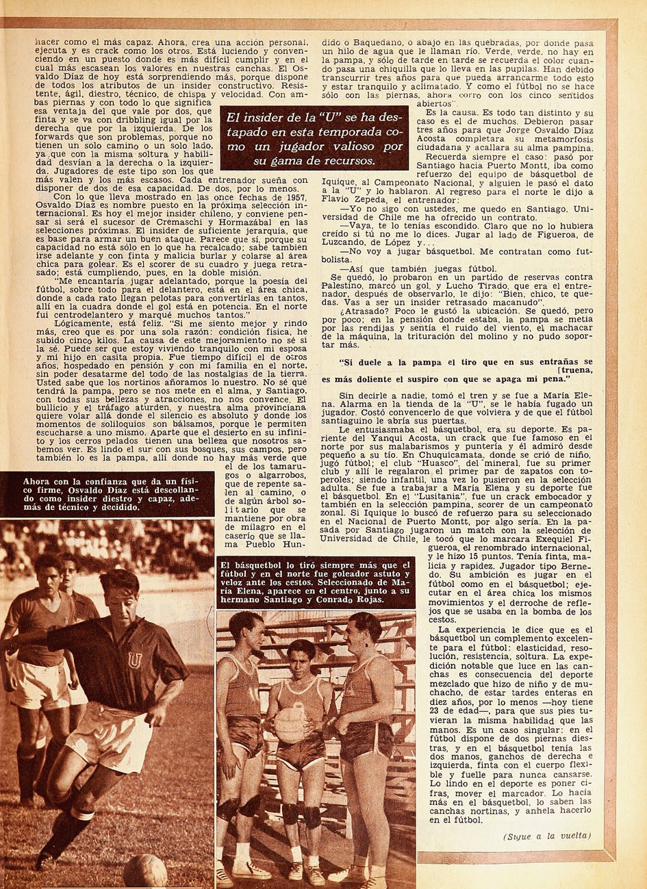 Partidos de la Roja Osvaldo Díaz