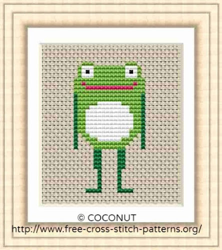 Free Frog Cross Stitch Charts