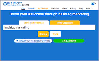 Use Hashtagify to boost your hashtag marketing efforts Use Hashtagify to boost your hashtag marketing efforts