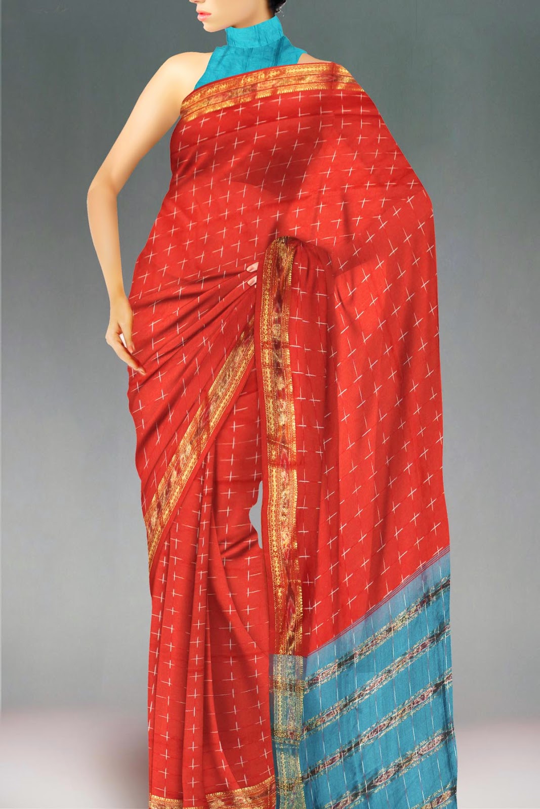 Stylish Cotton sarees and Salwar suits: The Pochampally cotton saree â inspirational handloom weave