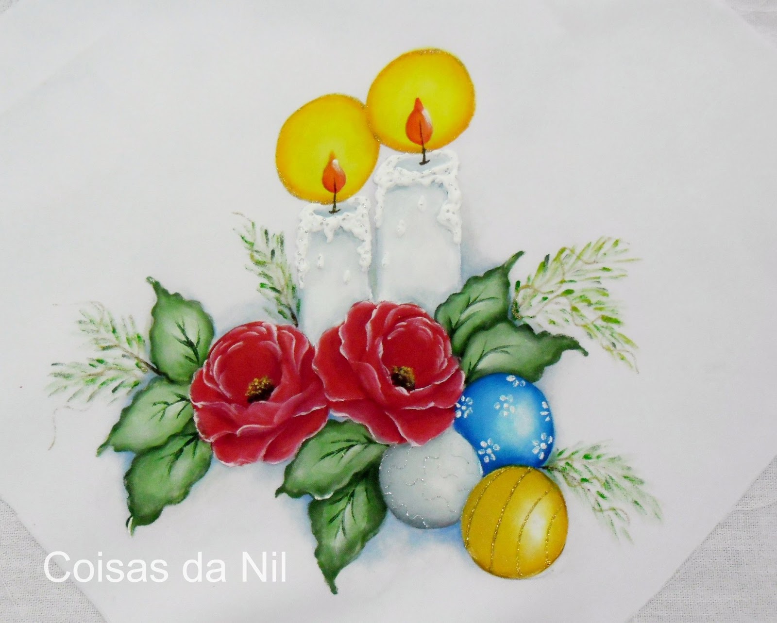 TRIBARTE: Dica do blog da Nil para pintura natalina passo a passo!