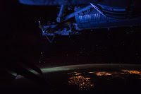 Earth and the International Space Station