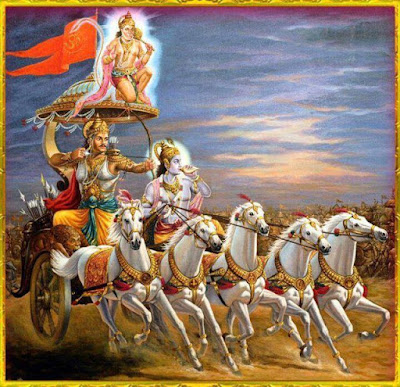 Image result for Hanuman On Arjuna’s Chariot