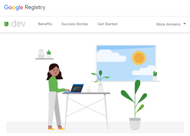 .DEV , the New Domain Extension by Google For Developer