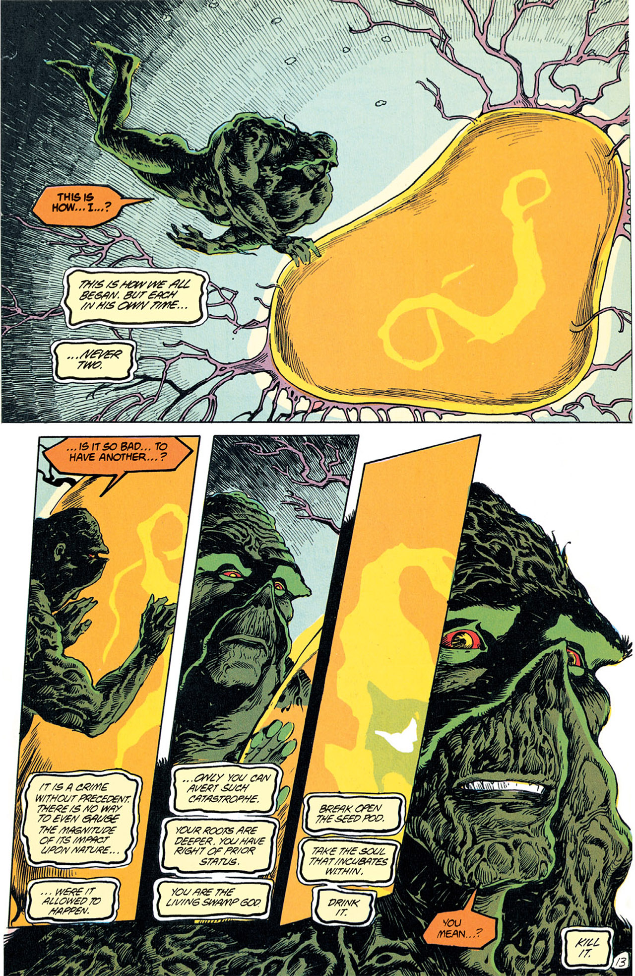 Swamp Thing (1982) Issue #65 #73 - English 12