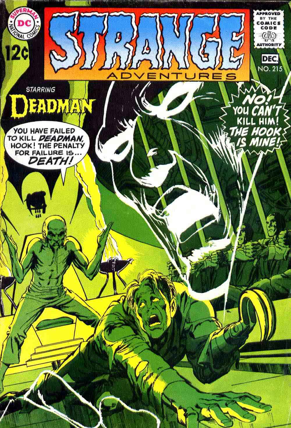 Strange Adventures v1 #215 dc 1960s silver age comic book cover art by Neal Adams Strange Adventures v1 #215 dc 1960s silver age comic book cover art by Neal Adams