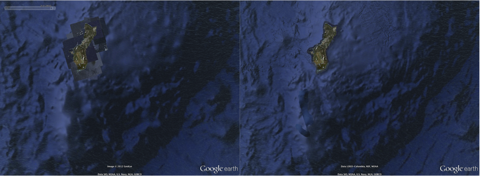 Google Lat Long A clearer view of the seafloor in Google Earth