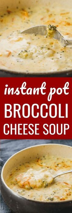 Instant Pot Broccoli Cheese Soup (Pressure Cooker)