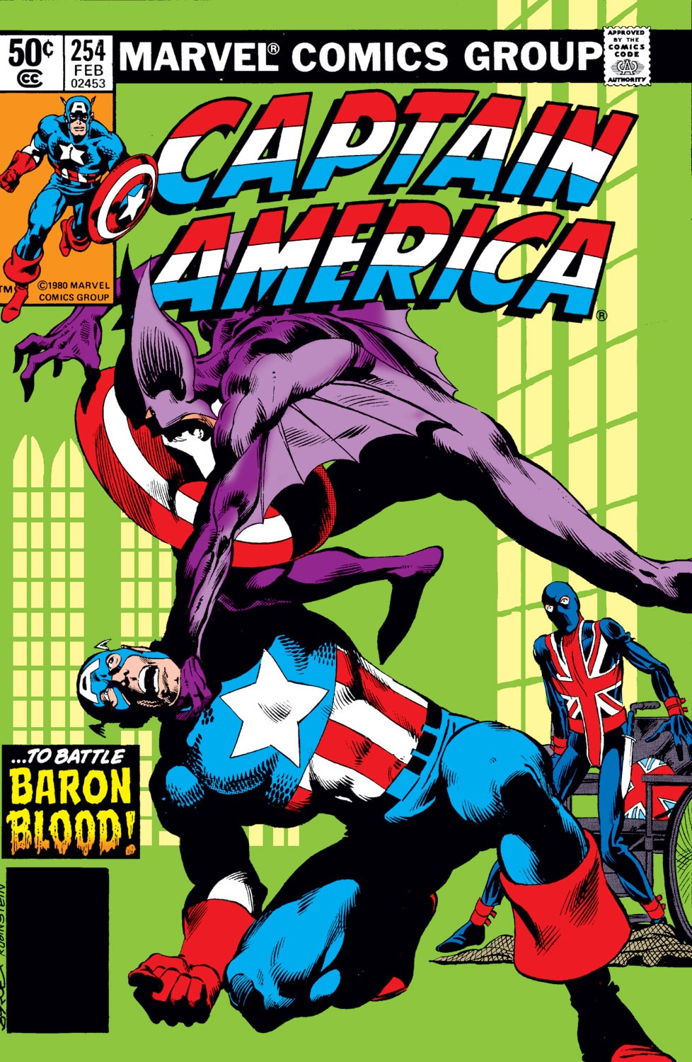 Read online Captain America (1968) comic -  Issue #254 - 1