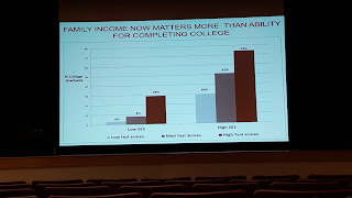 family income matters more to get to college than the individuals ability