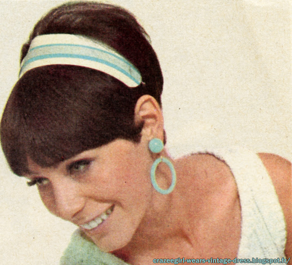 headband 1966 60s 1960 earring