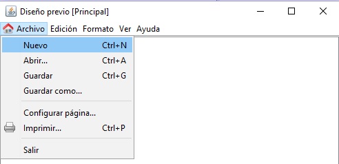 como crear un menu en java netbeans