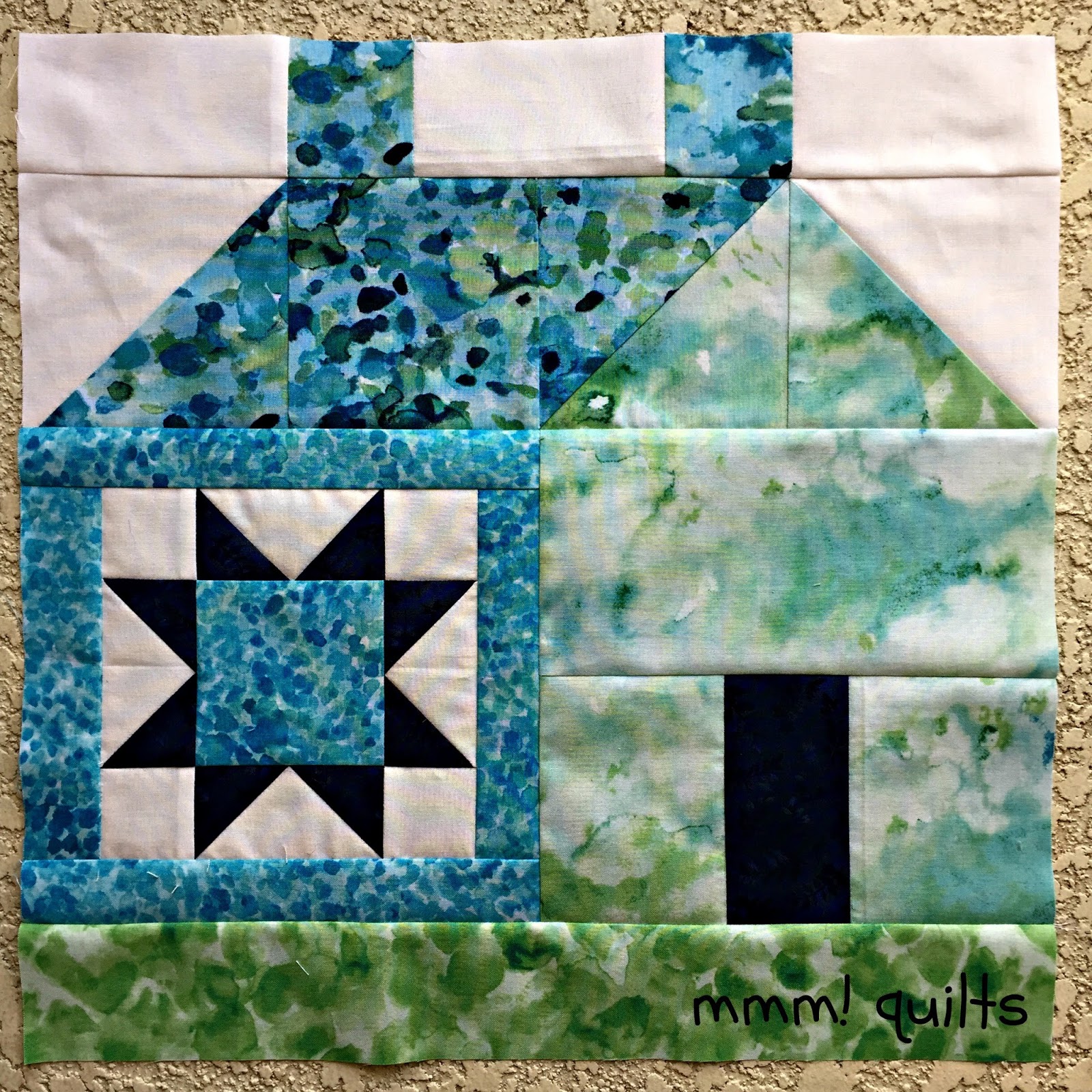 Musings of a Menopausal Melon mmm! quilts House Block Tutorial